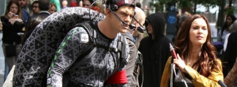 Megan Fox: Photo on the set of the Teenage Mutant Ninja Turtles reboot